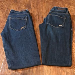 2 pairs of Express Jeans